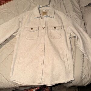 Men's Cream Trench Coat